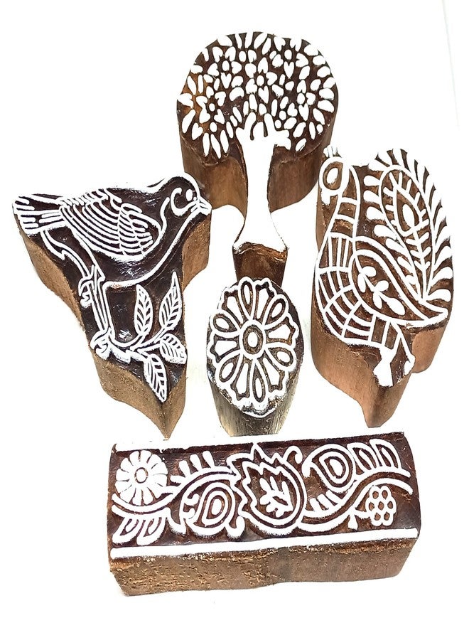 MasterLock S-5 Tree, Bird, Border, Round Printing Blocks & Stamps - Image 1